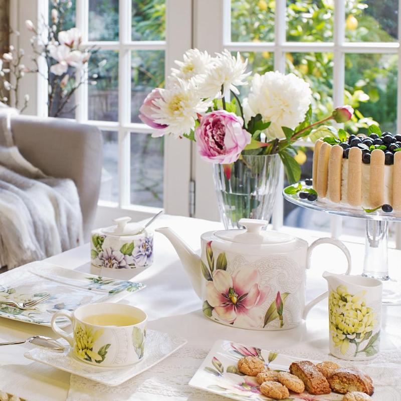 Villeroy & Boch Блюдо для сервировки овальное 38 x 22 см Quinsai Garden | https://grandposuda.com.ua