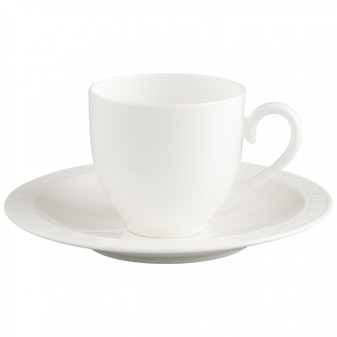 Villeroy & Boch Кофейная пара для эспрессо 0,10 л White Pearl Villeroy & Boch Кофейная пара для эспрессо 0,10 л White Pearl | https://grandposuda.com.ua