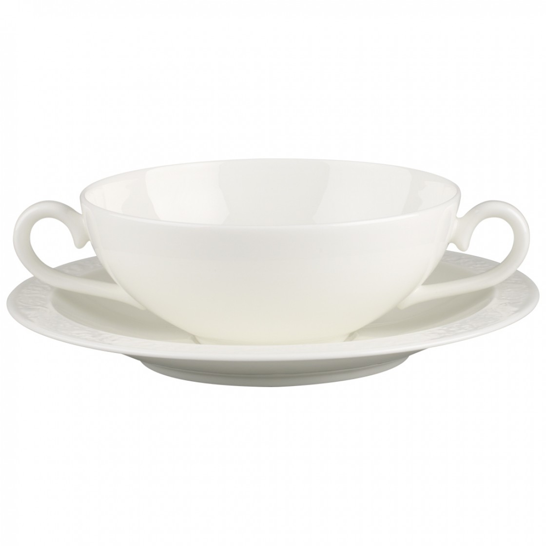Villeroy & Boch Пиала для супа / бульона с блюдцем 0,40 л White Pearl Villeroy & Boch Пиала для супа / бульона с блюдцем 0,40 л White Pearl | https://grandposuda.com.ua