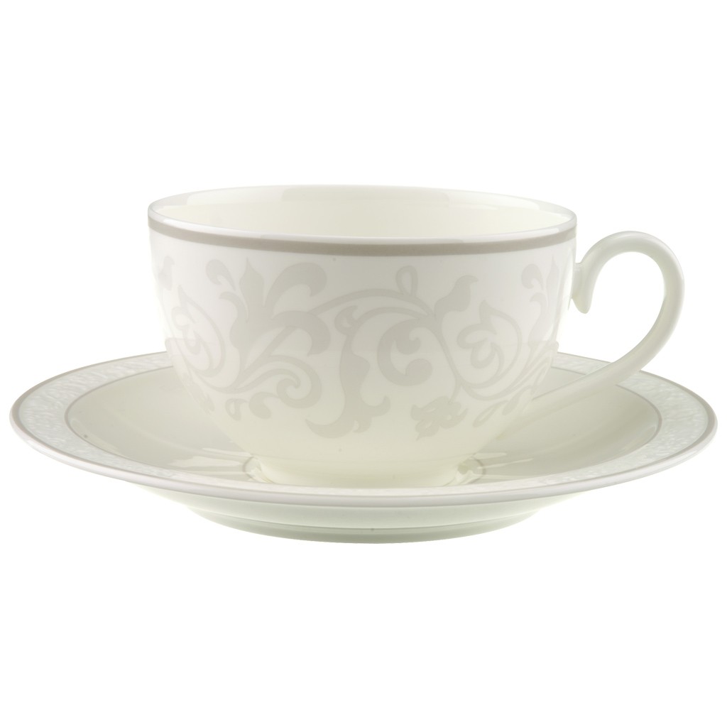 Villeroy & Boch Кофейная пара большая 0,40 л Gray Pearl | https://grandposuda.com.ua