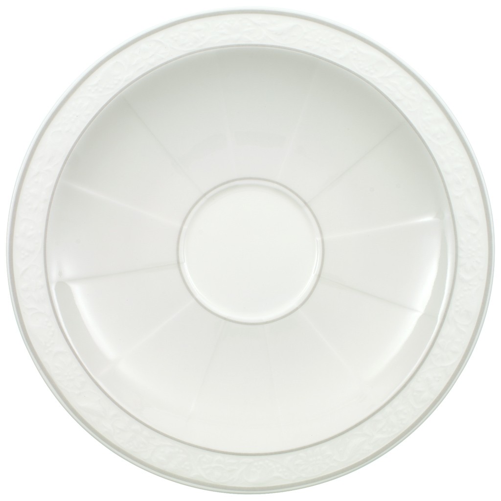 Villeroy & Boch Блюдце к чашке для кофе / чая 16 см Gray Pearl | https://grandposuda.com.ua