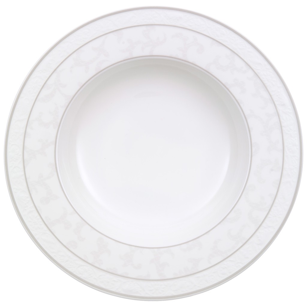 Villeroy & Boch Тарелка для супа 24 см Gray Pearl | https://grandposuda.com.ua
