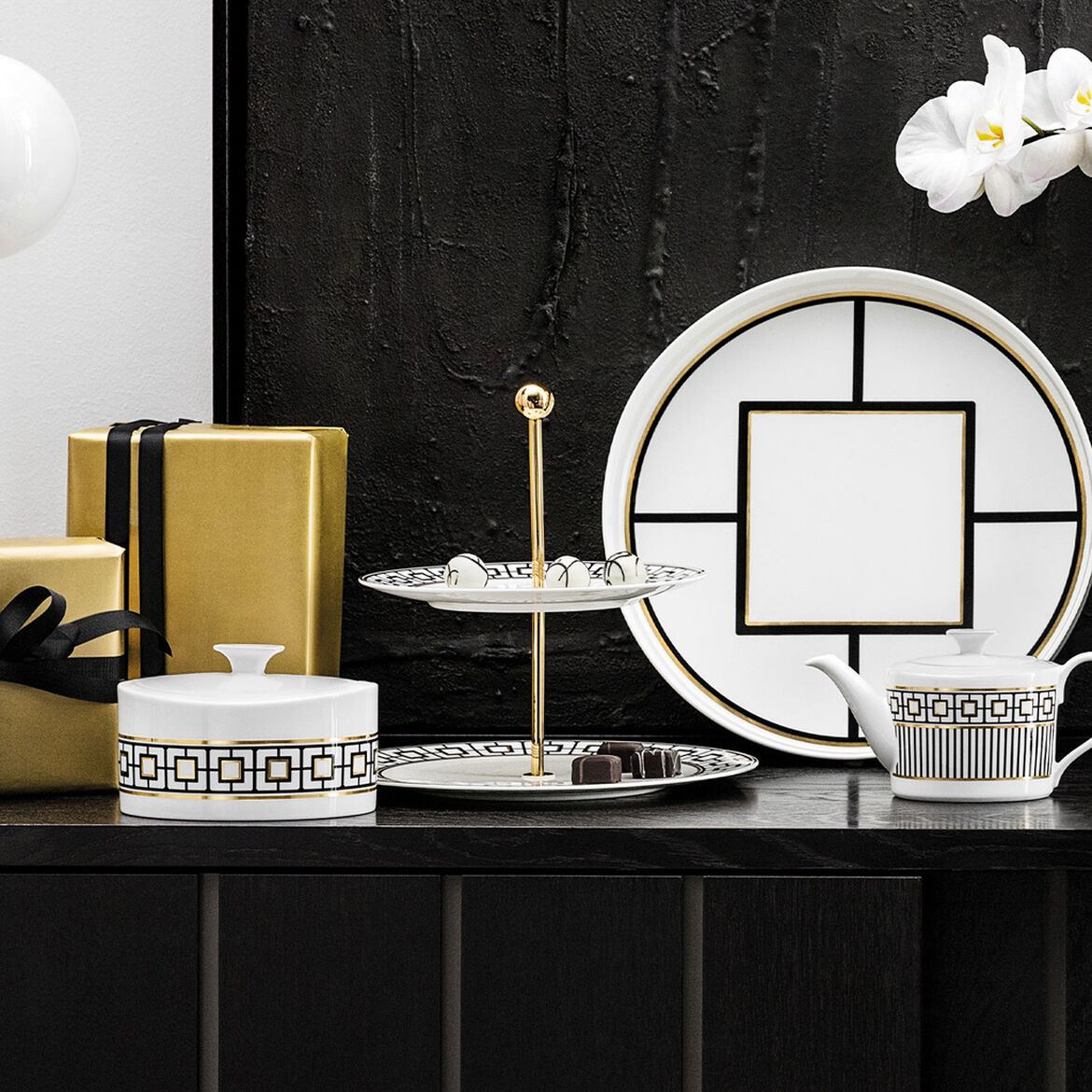 Villeroy & Boch Етажерка 2-ярусна 27,5 см MetroChic | https://grandposuda.com.ua