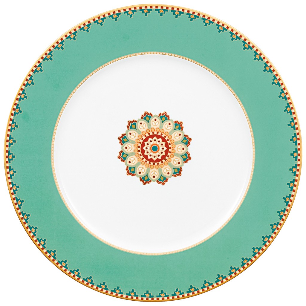 Villeroy & Boch Тарелка подстановочная для сервировки 30 см Samarkand Aquamarin | https://grandposuda.com.ua