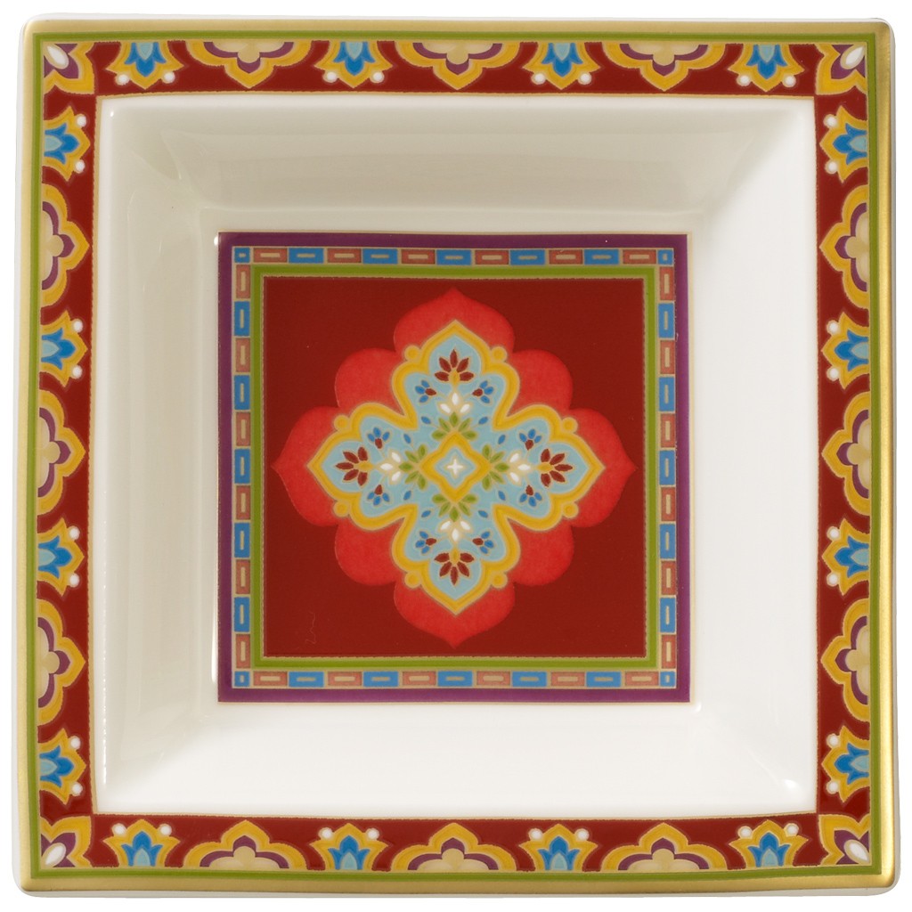 Villeroy & Boch Тарілка для десерту 10 x 10 см квадратна Samarkand Accessories | https://grandposuda.com.ua