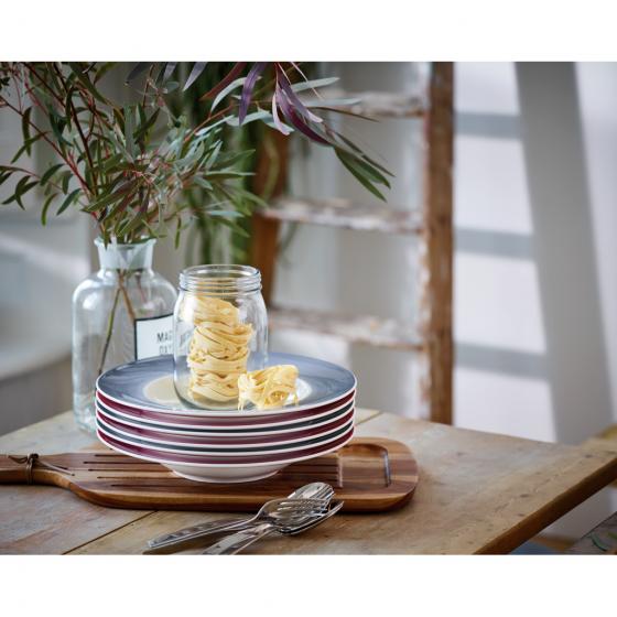 Villeroy & Boch Супова тарілка 25 см Colourful Life Winter Sky | https://grandposuda.com.ua
