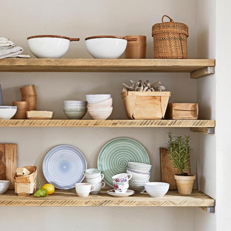 Villeroy & Boch Набор тарелок для ужина 8 предметов Artesano Nature Bleu | https://grandposuda.com.ua