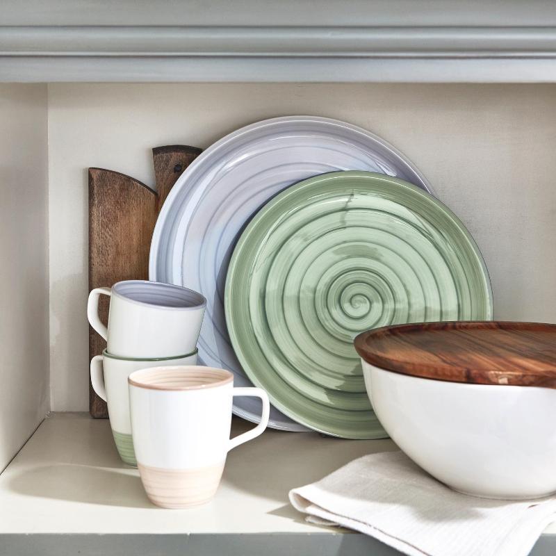 Villeroy & Boch Блюдце до чашки для кави 16 см Artesano Nature Vert | https://grandposuda.com.ua