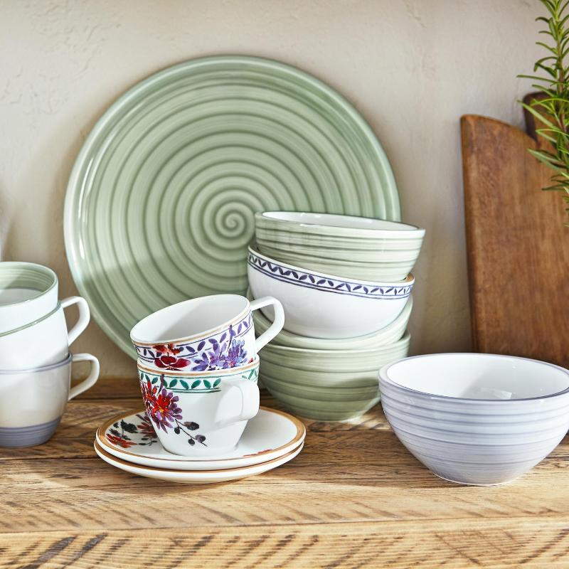 Villeroy & Boch Блюдце до чашки для кави 16 см Artesano Nature Vert | https://grandposuda.com.ua