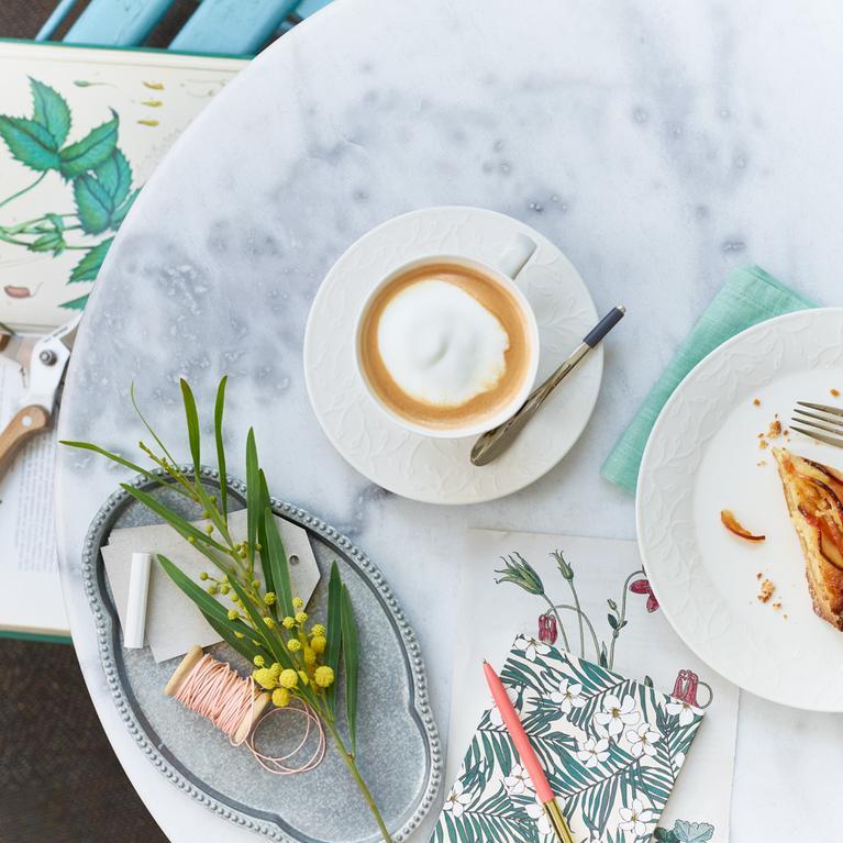Villeroy & Boch Блюдце к чашке для кофе мокка / эспрессо 12 см Caffe Club Floral touch | https://grandposuda.com.ua