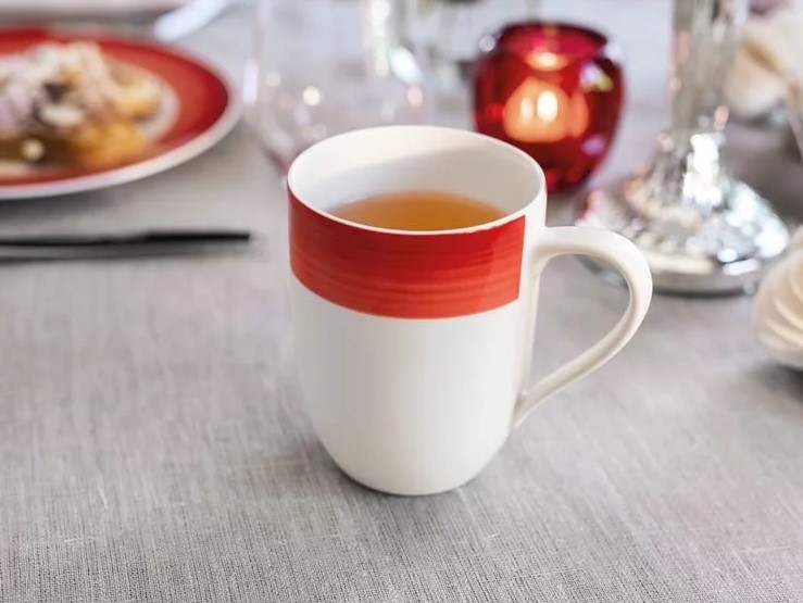 Villeroy & Boch Кружка с ручкой 340 мл Colourful Life Deep Red | https://grandposuda.com.ua