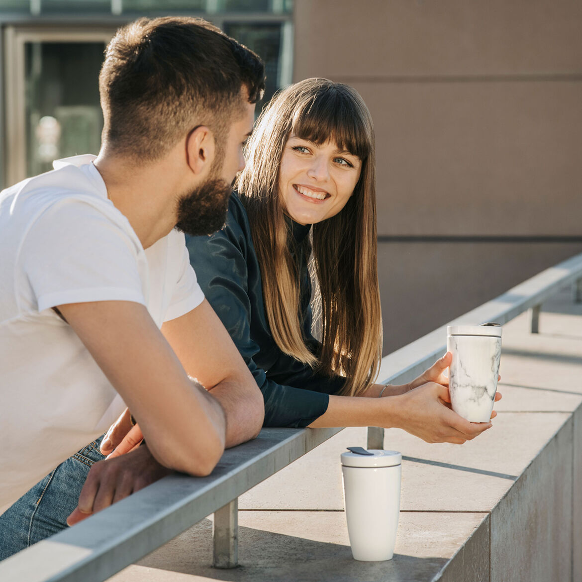 Villeroy & Boch Термокружка для кави 350 мл m Marmory to Go | https://grandposuda.com.ua