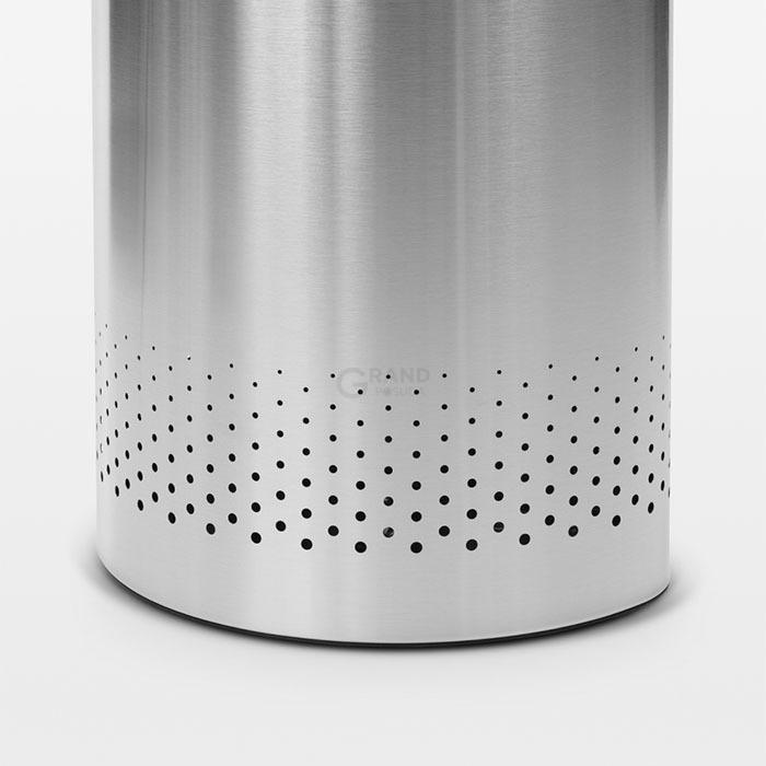 Brabantia Двосекційний бак для білизни (55 л) сталевий матовий | https://grandposuda.com.ua