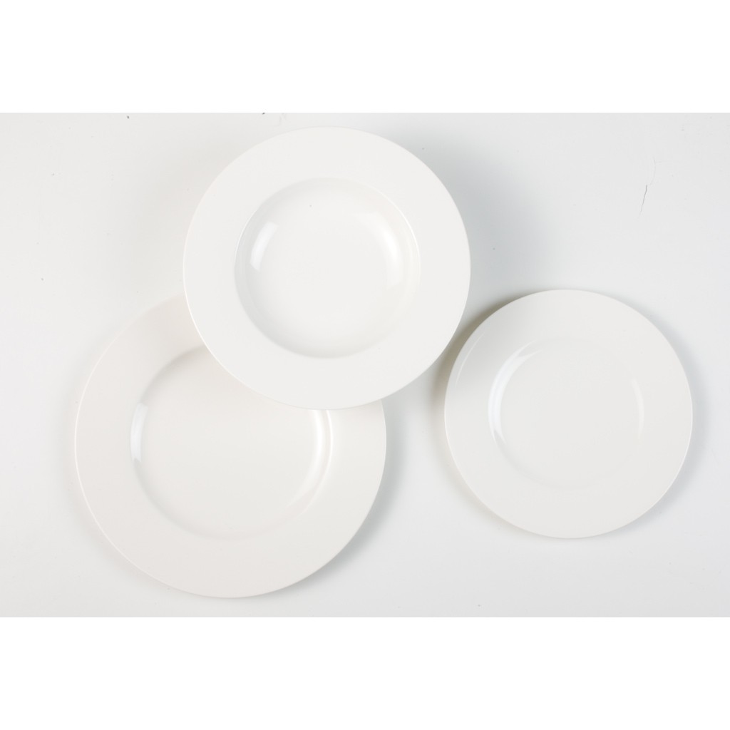 Villeroy & Boch Набор тарелок 3 предмета Twist White | https://grandposuda.com.ua
