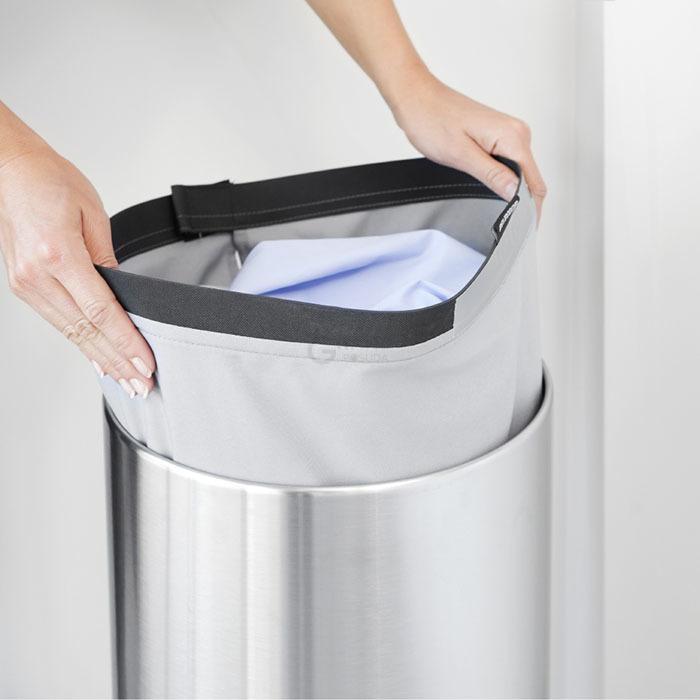 Brabantia Бак для белья (35л) матовая сталь | https://grandposuda.com.ua