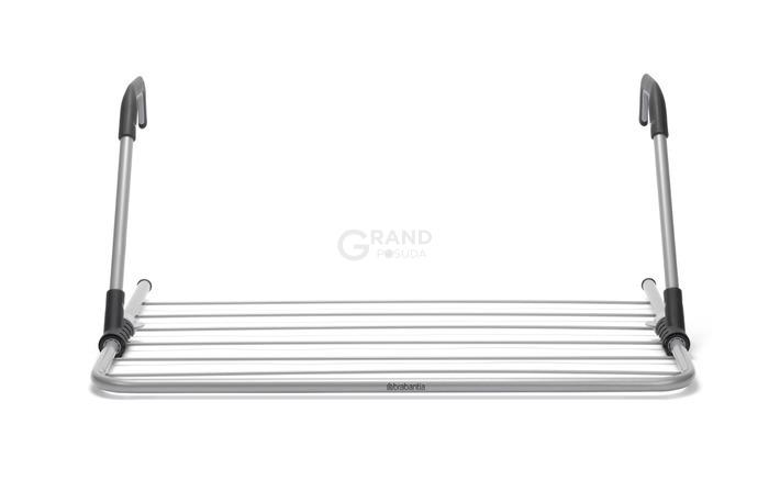 Brabantia Сушилка для белья навесная до 4,5 м навески серая | https://grandposuda.com.ua