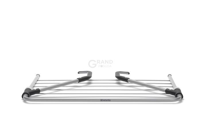 Brabantia Сушилка для белья навесная до 4,5 м навески серая | https://grandposuda.com.ua