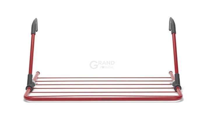 Brabantia Сушилка для белья навесная до 4,5 м навески красная | https://grandposuda.com.ua