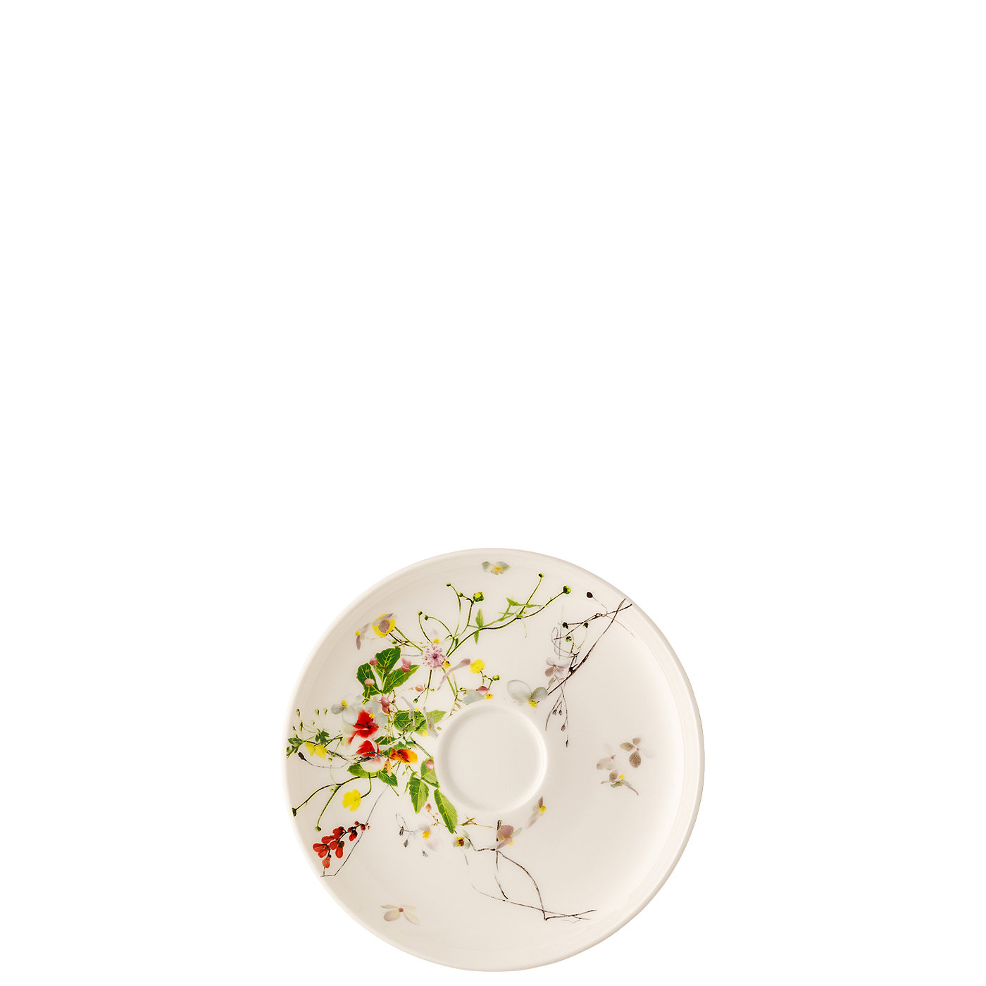 Rosenthal Блюдце к чашке для кофе / чая 14 см Fleurs Sauvages Brillance | https://grandposuda.com.ua