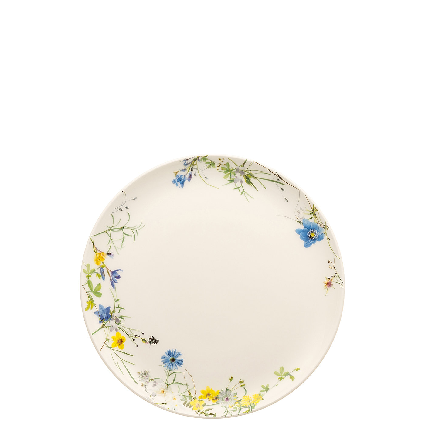 Rosenthal Тарелка для завтрака 21 см плоская Fleurs des Alpes Brillance | https://grandposuda.com.ua