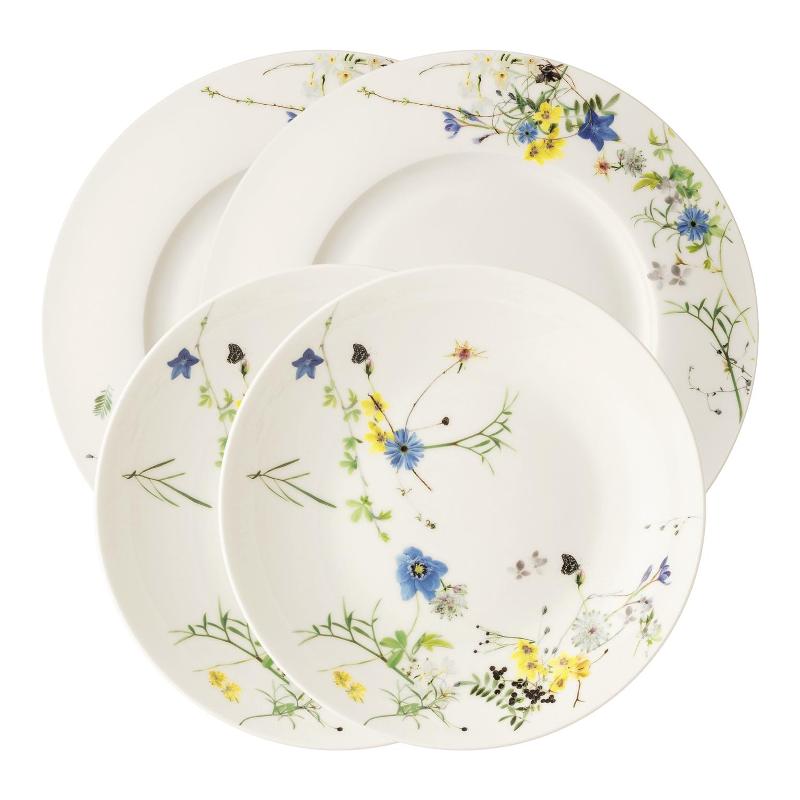 Rosenthal Столовый сервиз на 2 персоны, 4 предмета, “Brillance Fleurs des Alpes” | https://grandposuda.com.ua