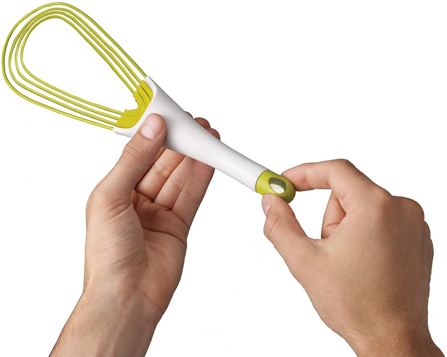 Joseph Joseph Віночок 28 см зелено-сірий Twist Whisk | https://grandposuda.com.ua