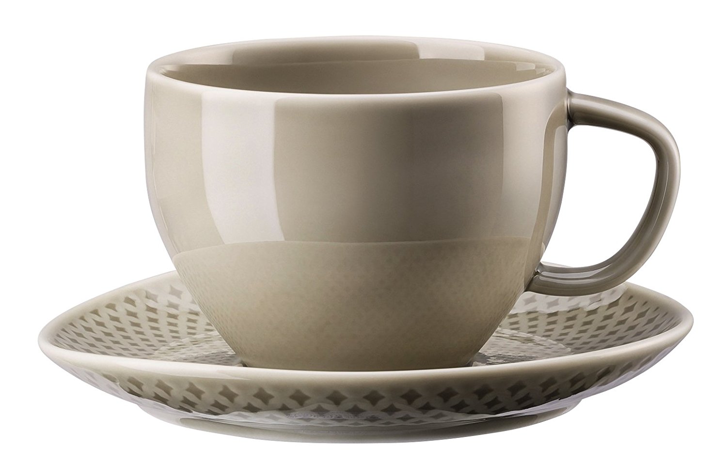 Rosenthal Кофейная / чайная пара 0,28 л Pearl Grey Junto | https://grandposuda.com.ua