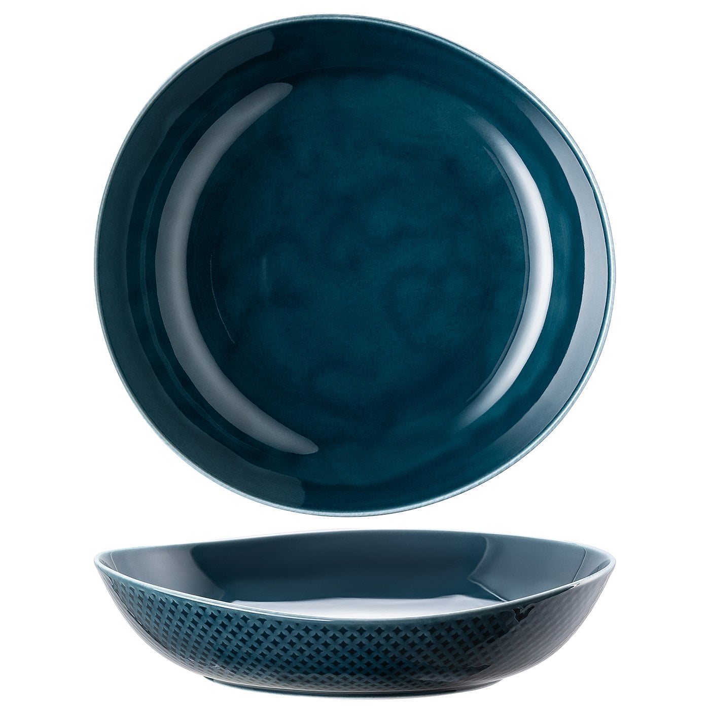 Rosenthal Тарілка глибока 25 см Ocean Blue Junto | https://grandposuda.com.ua