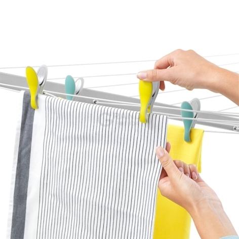 Brabantia Розумні прищіпки для білизни 8 предметів Tasty Colours | https://grandposuda.com.ua