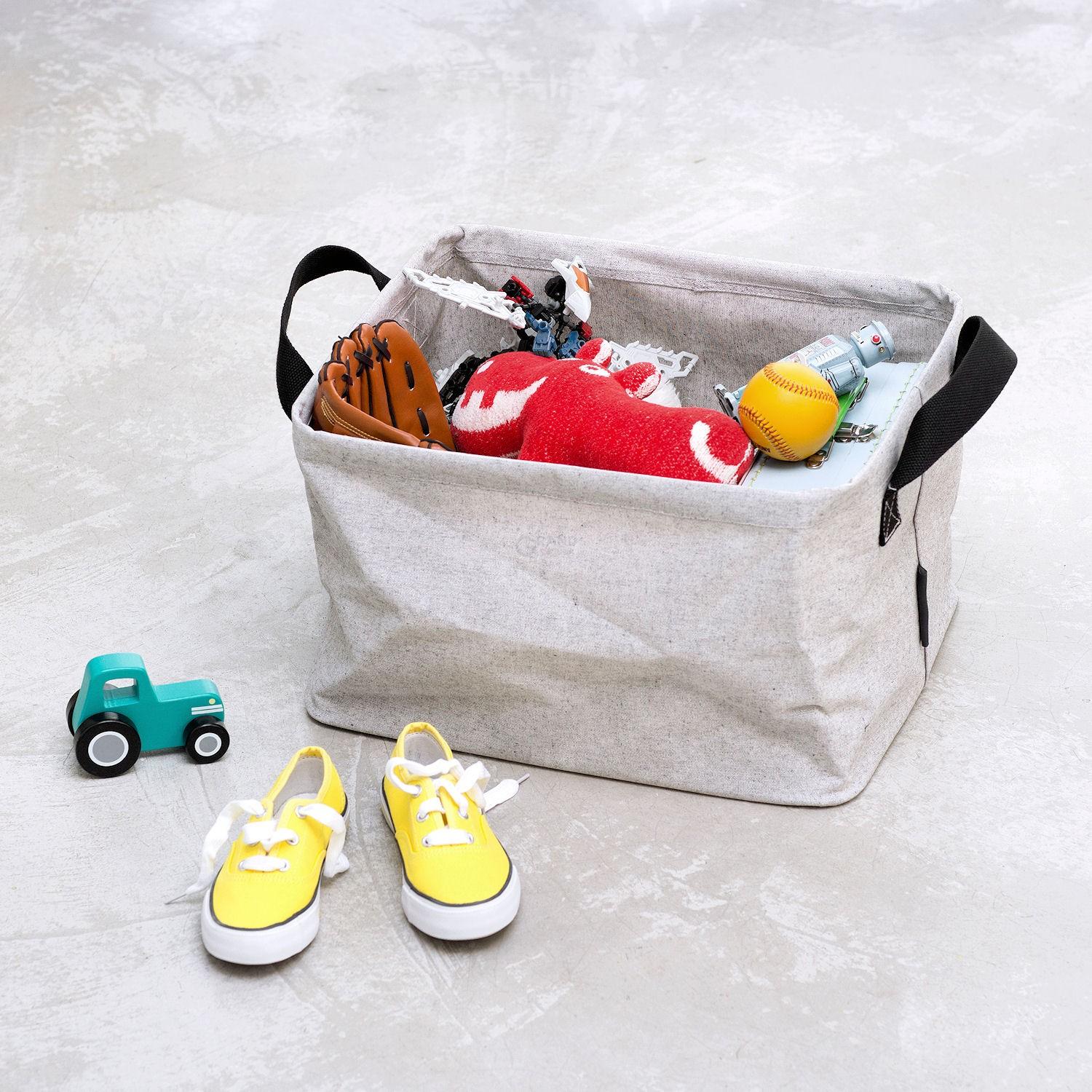 Brabantia Складна кошик для білизни 35 л сіра | https://grandposuda.com.ua