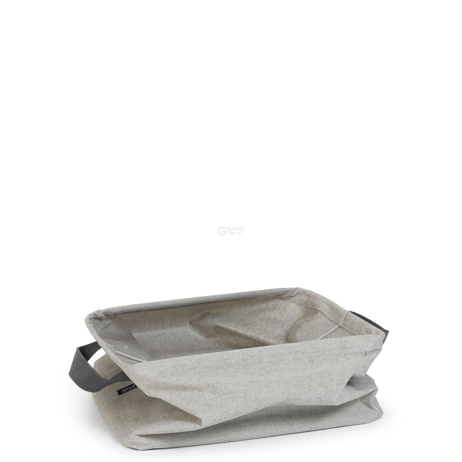 Brabantia Складна кошик для білизни 35 л сіра | https://grandposuda.com.ua