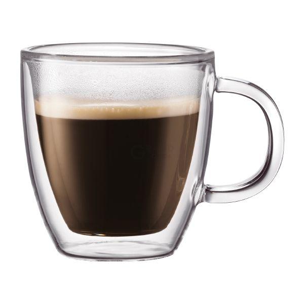 Bodum Набор кружек с двойными стенками 0,15 л, 2 предмета, Bistro | https://grandposuda.com.ua