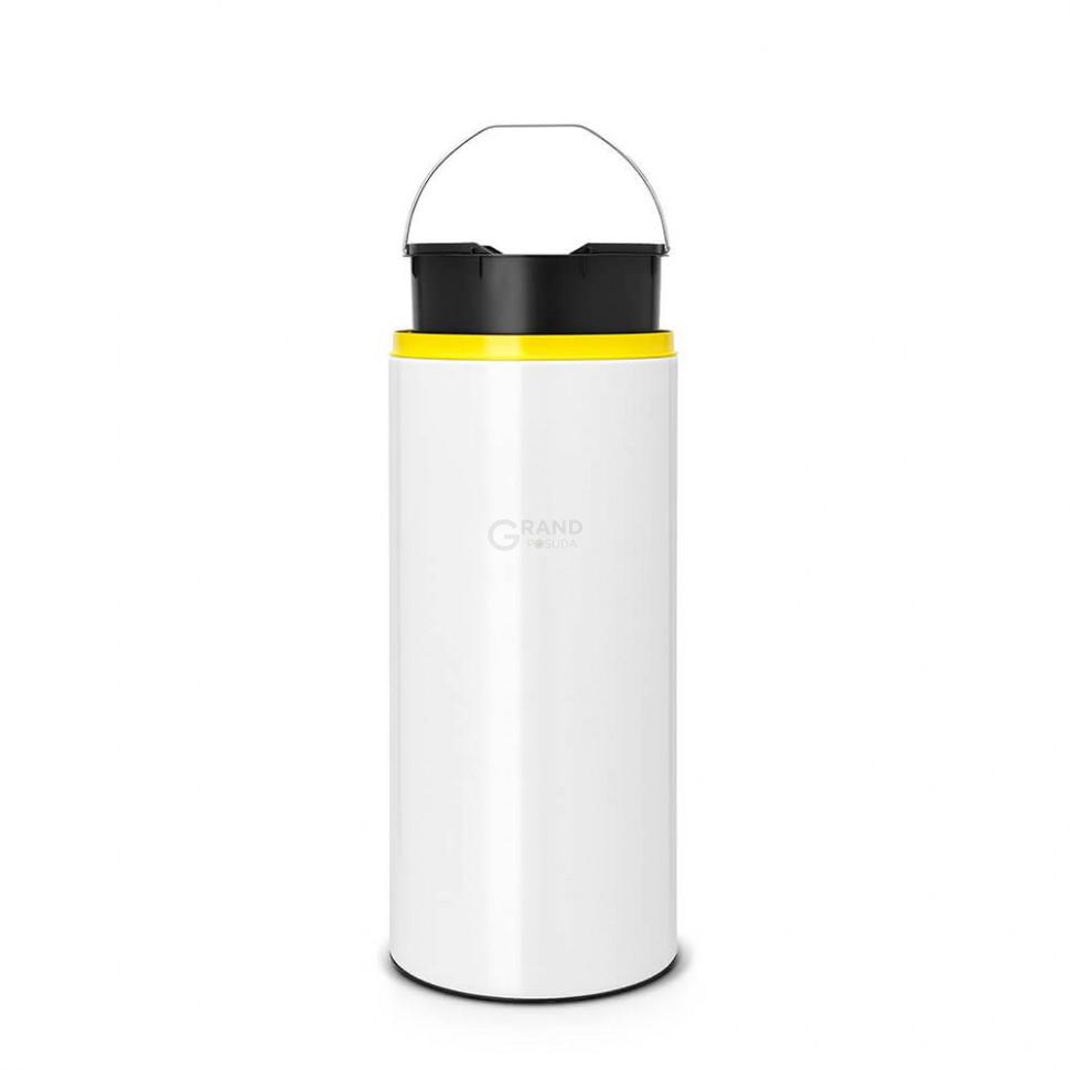 Brabantia Мусорный бак 30 л белый, пластиковая крышка FlipBin | https://grandposuda.com.ua