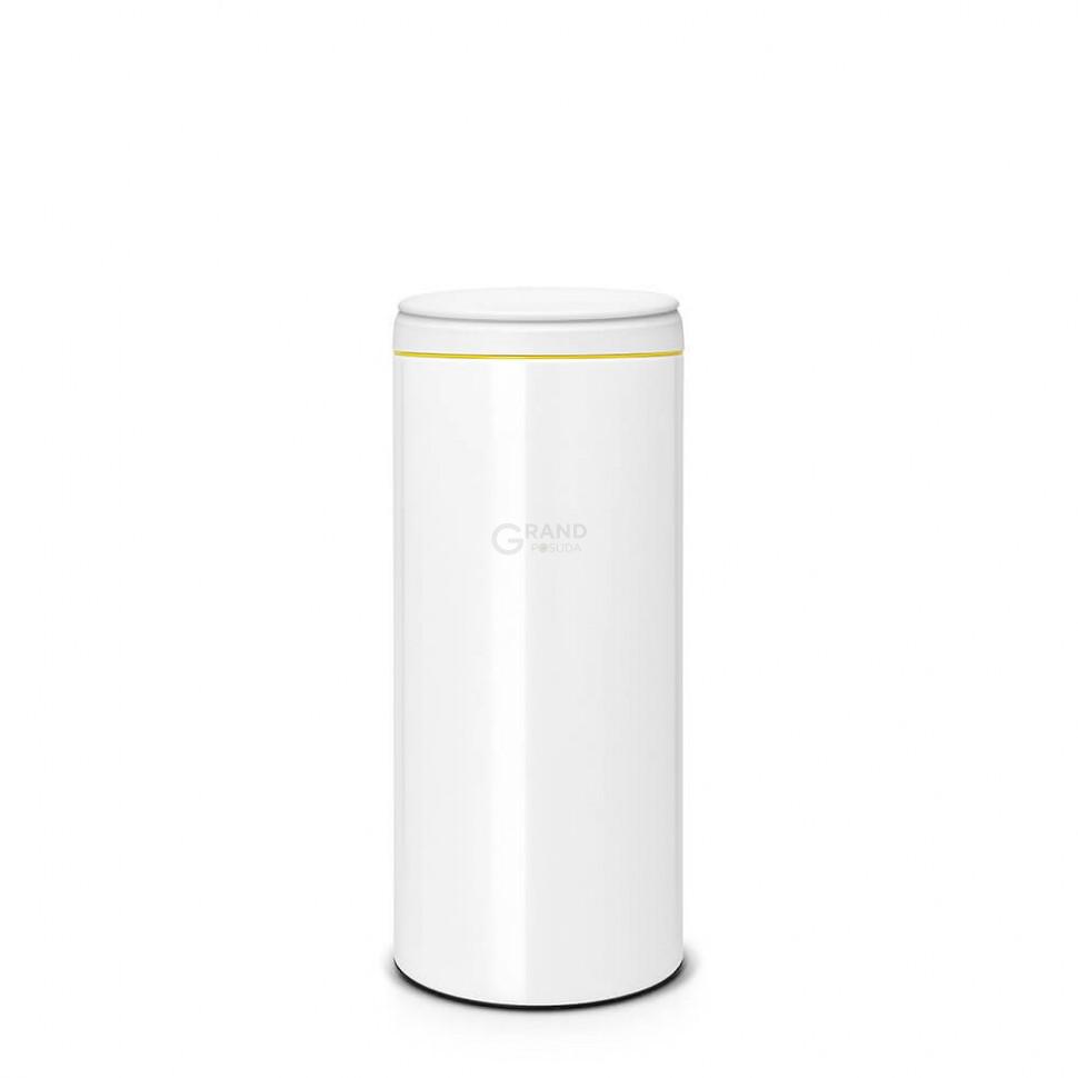 Brabantia Сміттєвий бак 30 л білий, пластикова кришка FlipBin | https://grandposuda.com.ua