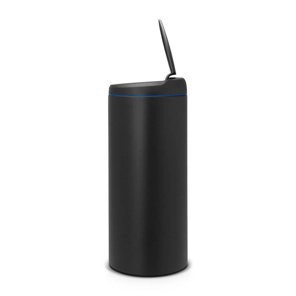 Brabantia Сміттєвий бак 30 л антрацит, темно-сіра пластикова кришка FlipBin | https://grandposuda.com.ua