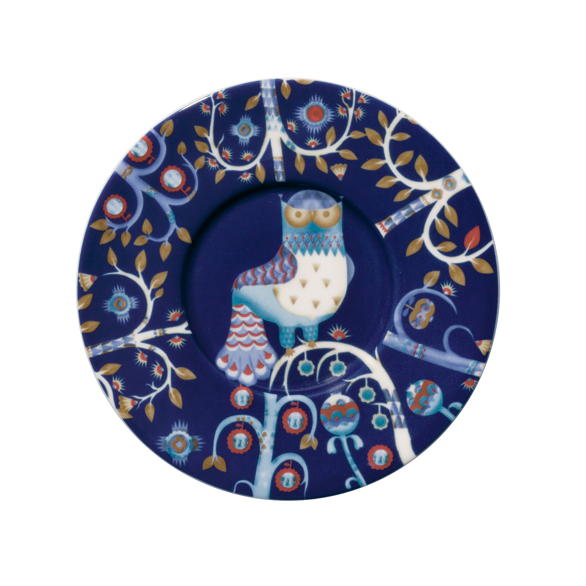 Iittala Блюдце до чашки для кави Ø 15 см синє Taika | https://grandposuda.com.ua