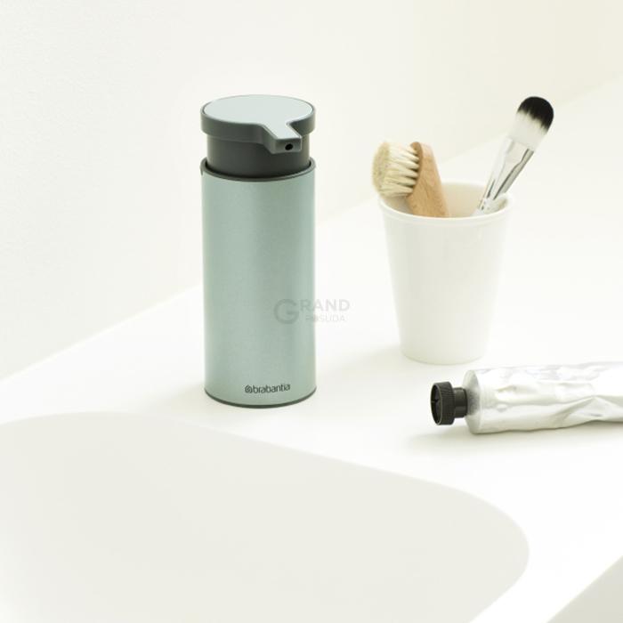 Brabantia Дозатор для жидкого мыла мятный металлик Classic | https://grandposuda.com.ua