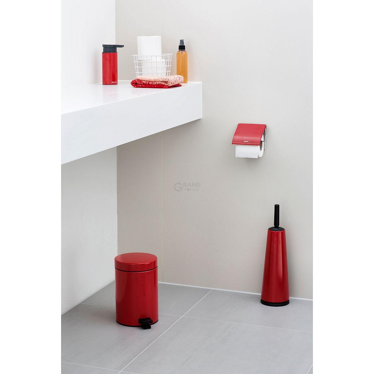 Brabantia Туалетний йоржик з тримачем червоний Classic | https://grandposuda.com.ua