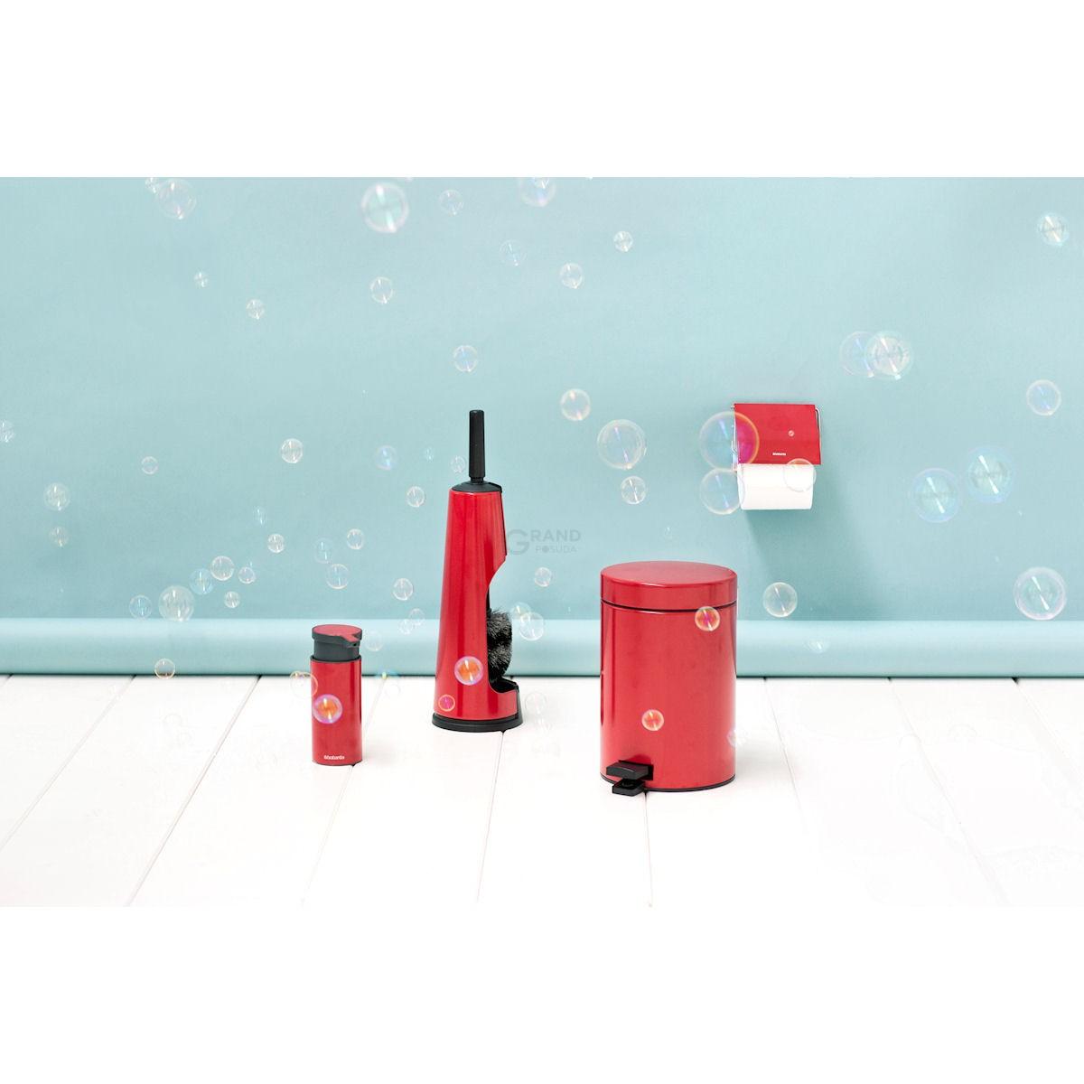Brabantia Туалетний йоржик з тримачем червоний Classic | https://grandposuda.com.ua