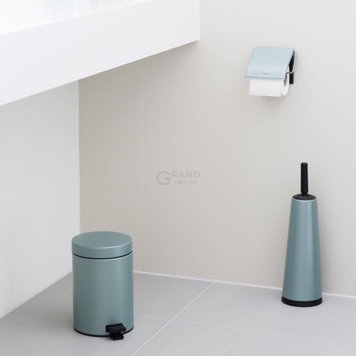 Brabantia Держатель для туалетной бумаги мятный металлик Classic | https://grandposuda.com.ua