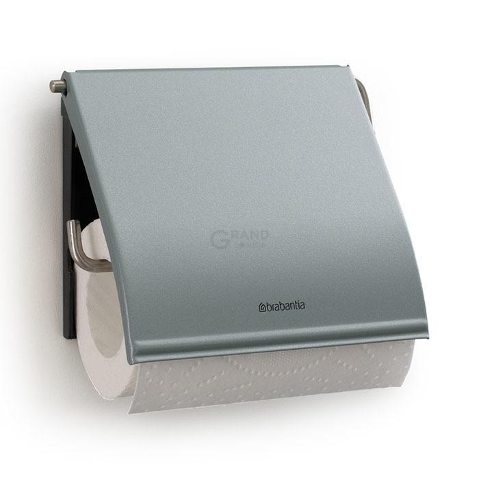 Brabantia Держатель для туалетной бумаги мятный металлик Classic | https://grandposuda.com.ua
