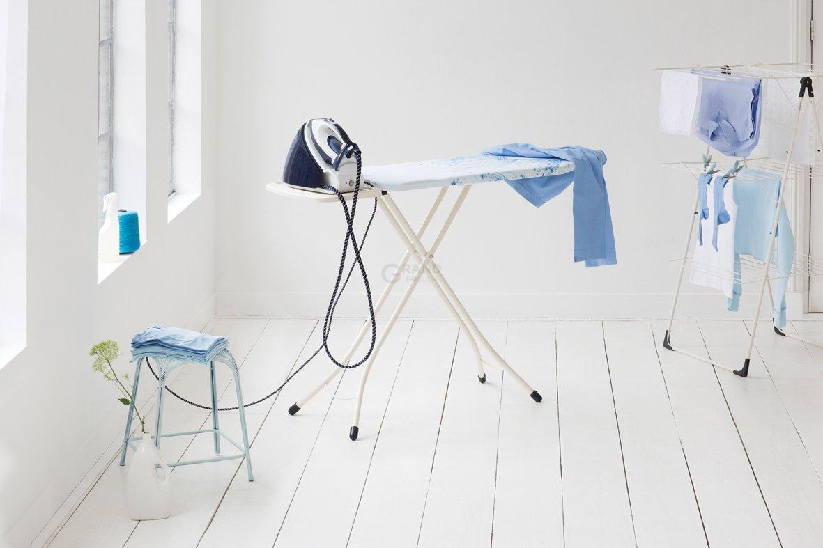 Brabantia Дошка з підставкою для парової праски 110 x 30 см (A) Cotton Flower | https://grandposuda.com.ua