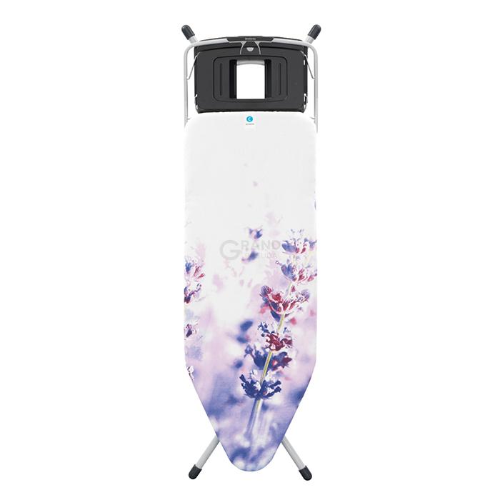 Brabantia Дошка зі складною підставкою для парової системи 124 x 45 cm (С) - 25 мм Lavender | https://grandposuda.com.ua