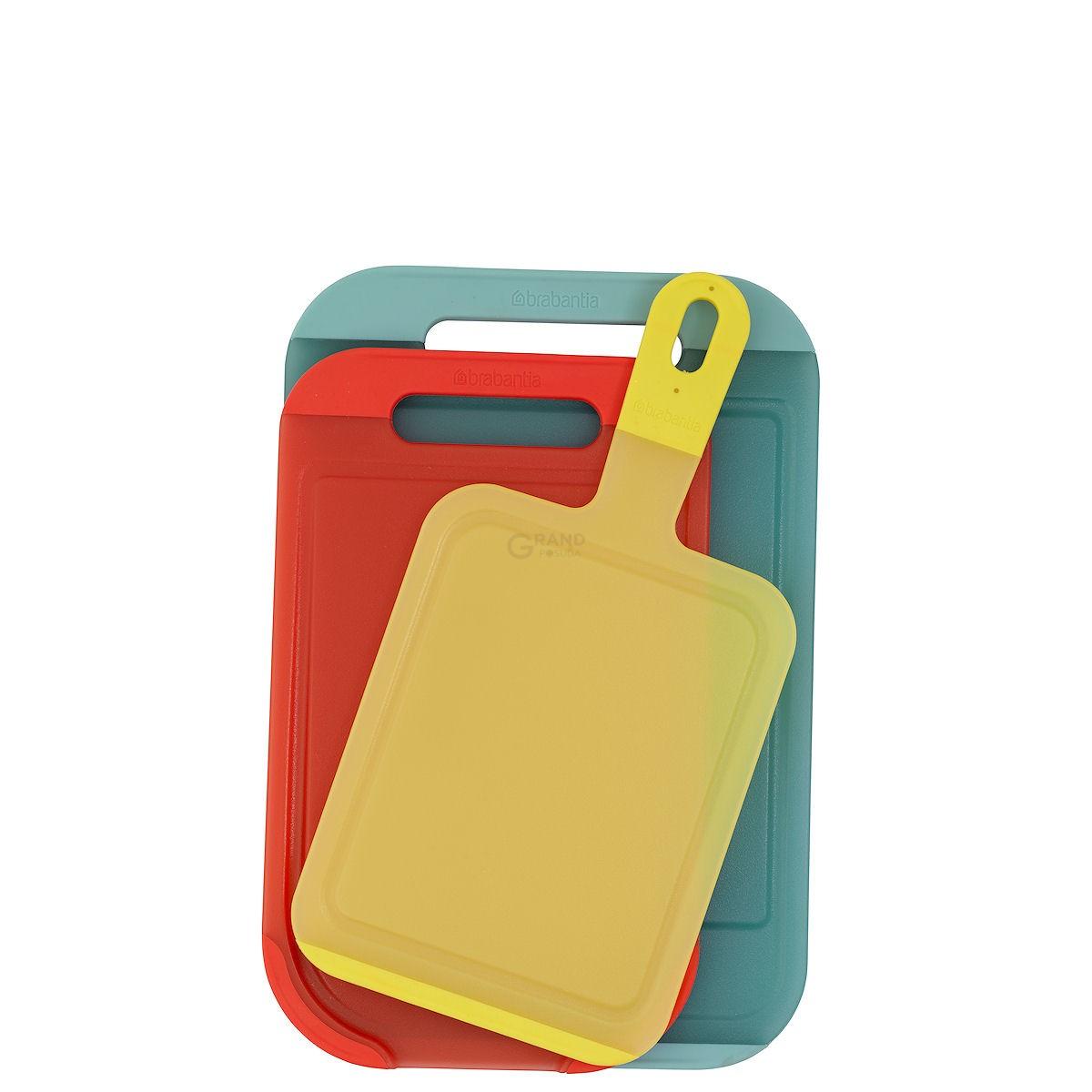 Brabantia Разделочная доска малая желтая Tasty Colours | https://grandposuda.com.ua