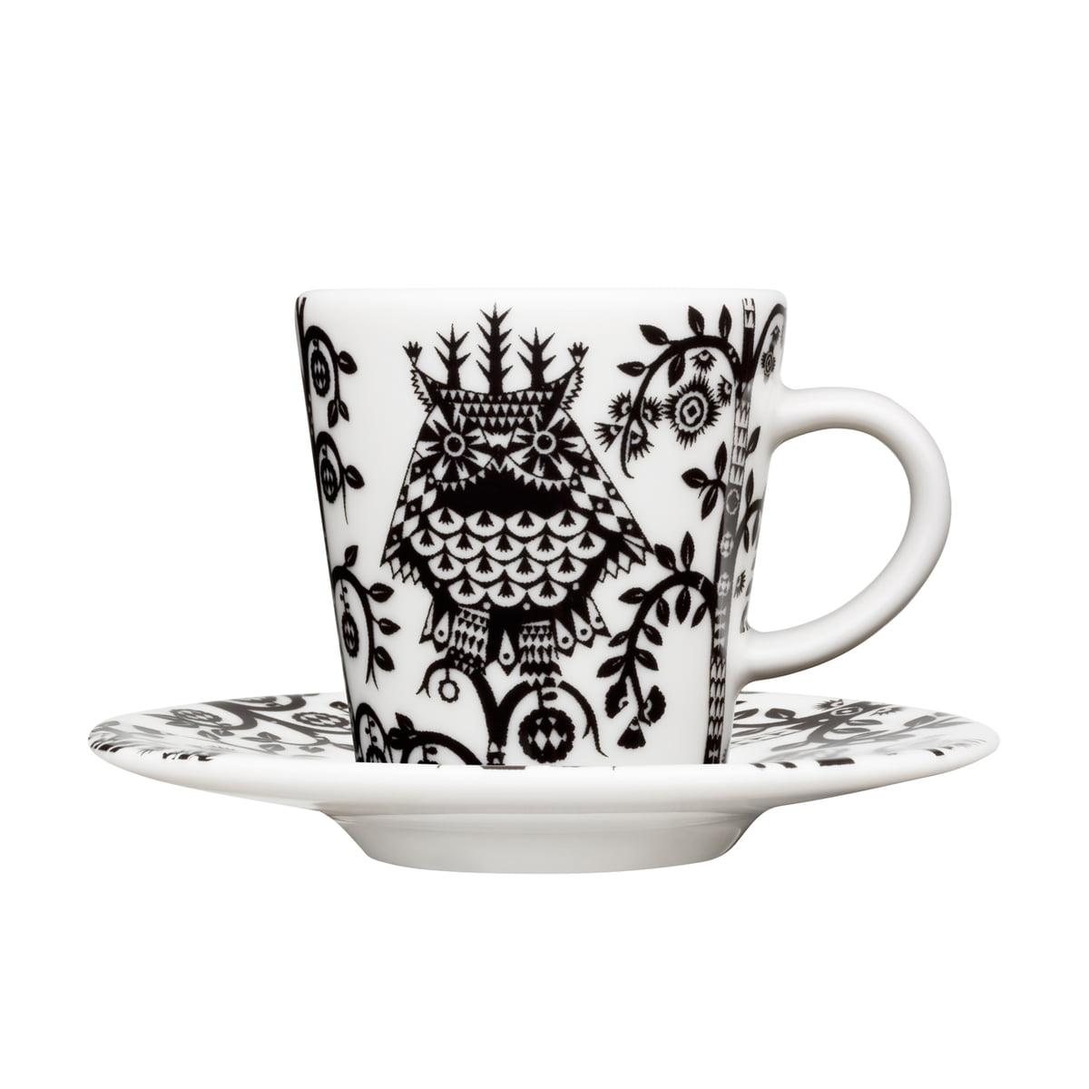 Iittala Кружка 400 мл чорно-біла Taika | https://grandposuda.com.ua