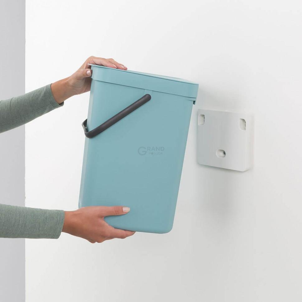 Brabantia Відро для сміття 12 л мятна Sort Go | https://grandposuda.com.ua