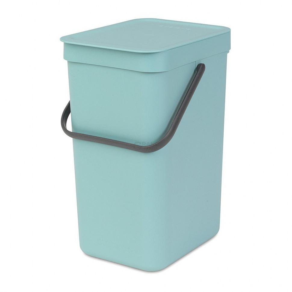 Brabantia Відро для сміття 12 л мятна Sort Go | https://grandposuda.com.ua