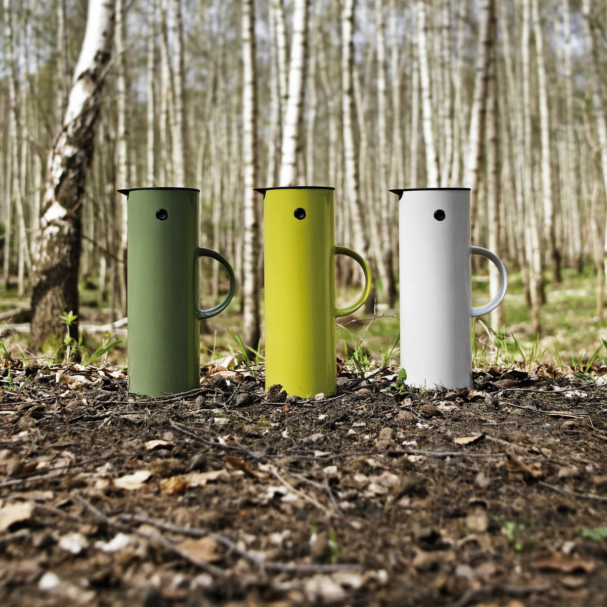 Термокувшин 1 л синий Classics EM 77 Stelton | https://grandposuda.com.ua