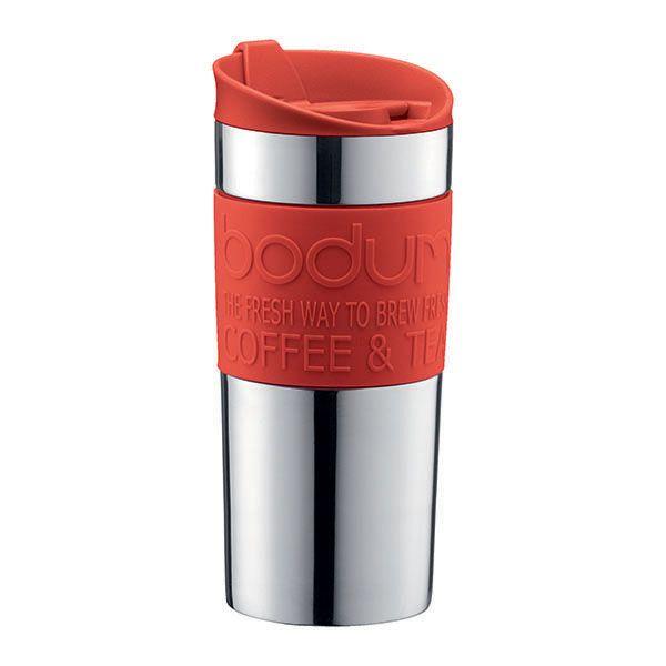 Bodum Кружка дорожная красная, 0,35 л, Travel Mug | https://grandposuda.com.ua