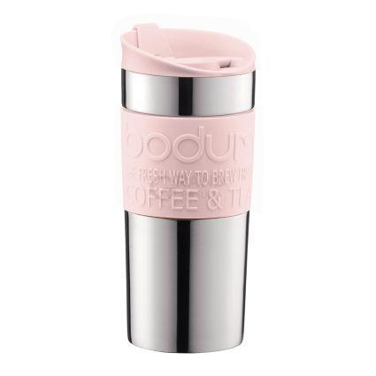 Bodum Кружка дорожная розовая, 0,35 л, Travel Mug | https://grandposuda.com.ua